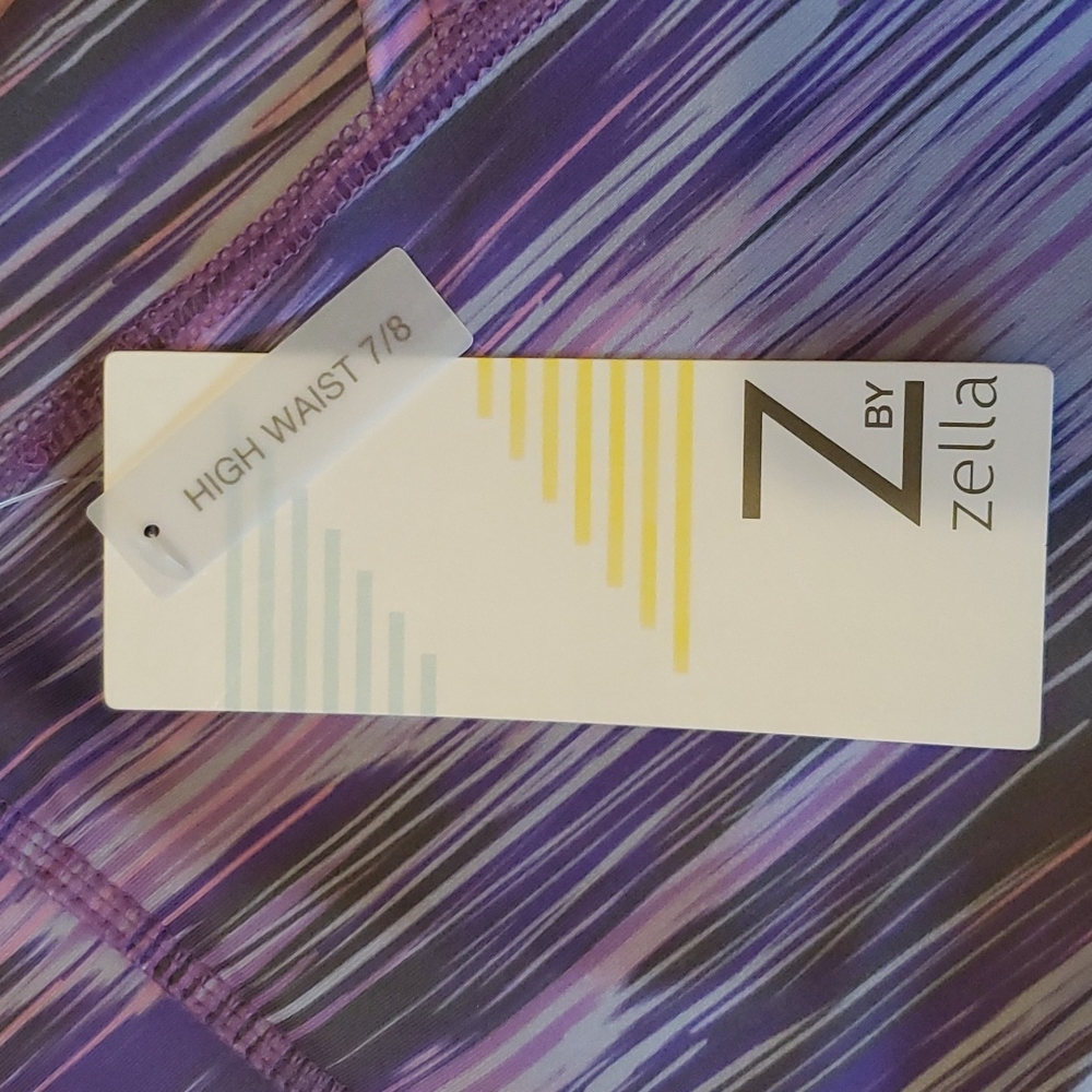 Zella High Waist 7/8 Leggings NWT - Pretty! - Picture 2 of 11